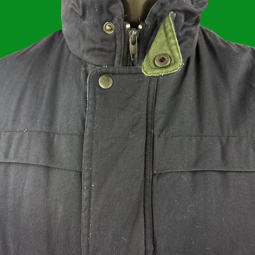 Vtg North Bay Ltd Canvas Utility Vest Warm Insulated Outdoor Workwear View 4